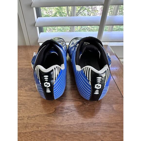 Sidebike Blue Black Cycling Clip in Shoes Men\'s Size 8 Women’s Size 9 SD-003 main image 6